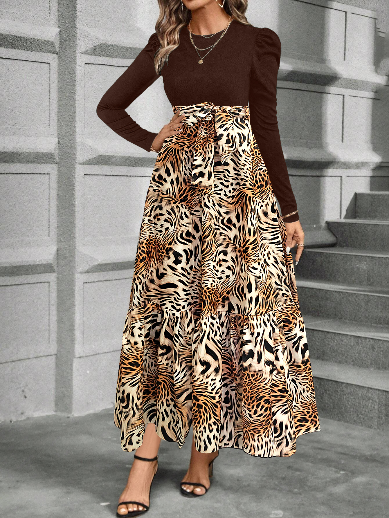 TIGER Pattern Dress